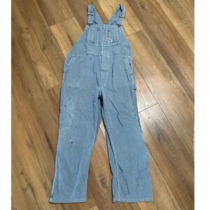 Big Smith Blue Pinstripe Denim Overalls